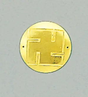 提灯小物・付属品 飾り金具 一二の紋（卍）